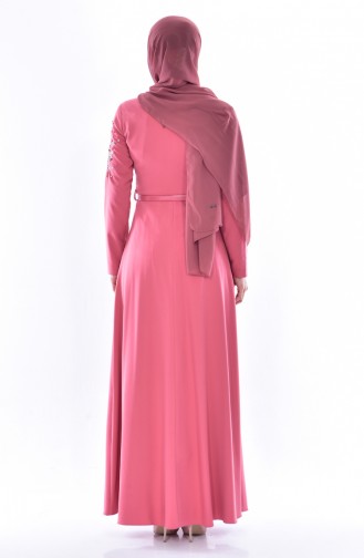 Kleid mit Stickerei 3289-04 Rosa 3289-04