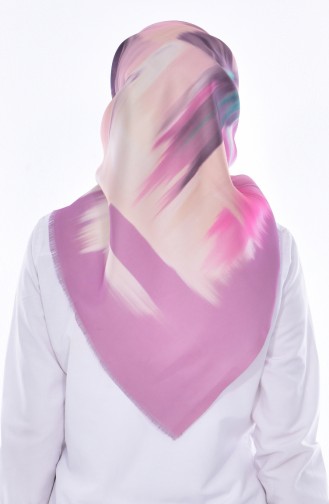 Patterned Taffeta Scarf 95180-03 Lilac 03