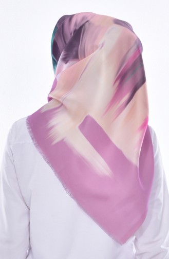 Patterned Taffeta Scarf 95180-03 Lilac 03