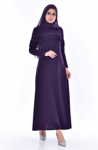 Robe Hijab Pourpre 4459-09