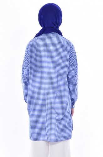 Saxon blue Overhemdblouse 5160-05