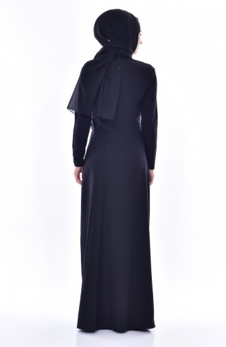 Robe avec Noeud 2940-01 Noir 2940-01