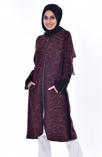 Cape a Capuche et Fermeture 6015A-04 Bordeaux 6015A-04