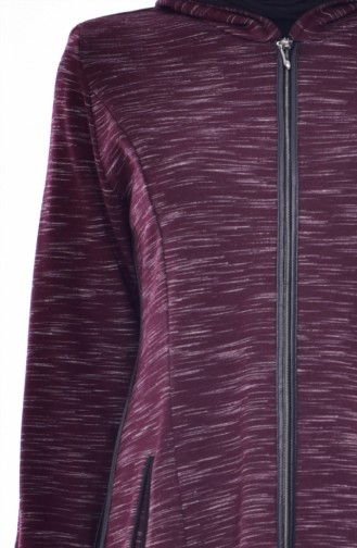 Cape a Capuche et Fermeture 6015A-04 Bordeaux 6015A-04
