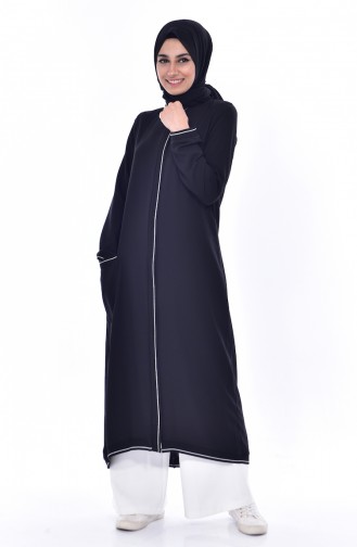 Sport Cape mit Glitzerband 35835-01 Schwarz 35835-01