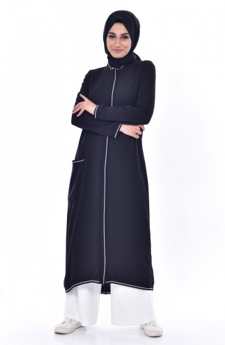 Sport Cape mit Glitzerband 35835-01 Schwarz 35835-01