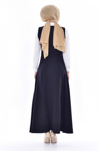 Black Hijab Dress 11169-01