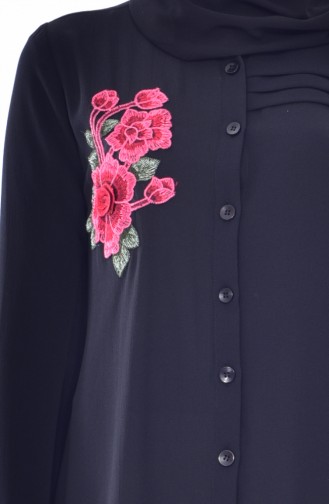 Embroidered Tunic 51261-01 Black 51261-01