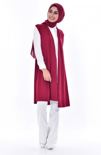 Gilet Basic 1053-02 Bordeaux 1053-02