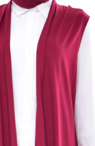 Gilet Basic 1053-02 Bordeaux 1053-02