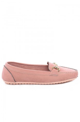 Damen Ballerinas Milda JS-1200-2 Puder Wildleder 1200-2
