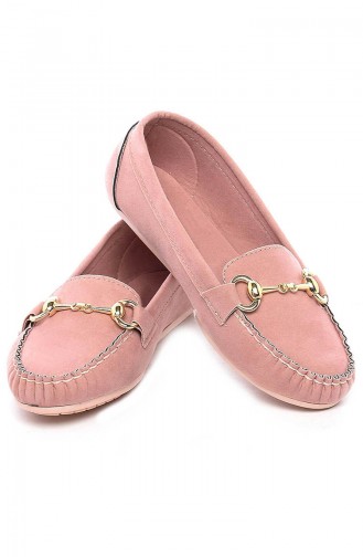 Damen Ballerinas Milda JS-1200-2 Puder Wildleder 1200-2