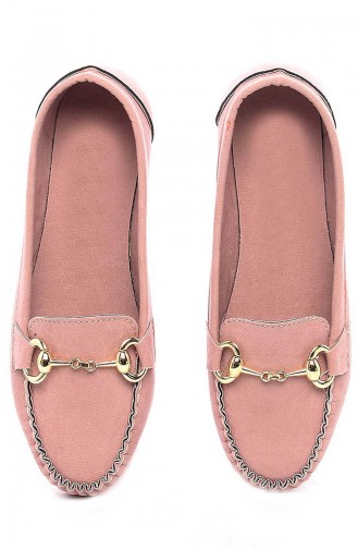 Damen Ballerinas Milda JS-1200-2 Puder Wildleder 1200-2