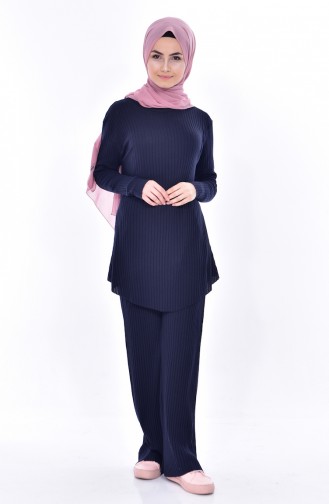 Tunic Pants Double Suit 3313-09 Navy Blue 3313-09