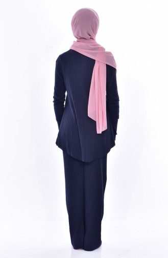 Tunic Pants Double Suit 3313-09 Navy Blue 3313-09