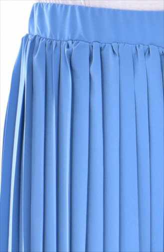 Pantalon Large Plissé 1026-01 Bleu 1026-01
