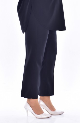 Pantalon Simple Grande Taille 1025-03 Noir 1025-03