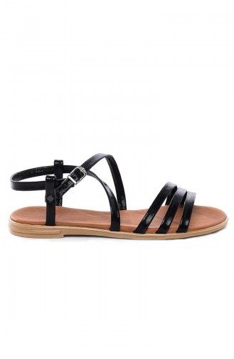 Black Summer Sandals 1920-2