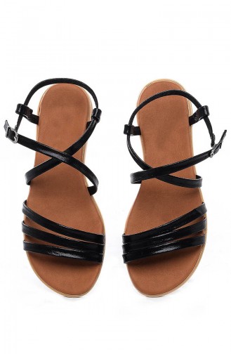 Black Summer Sandals 1920-2
