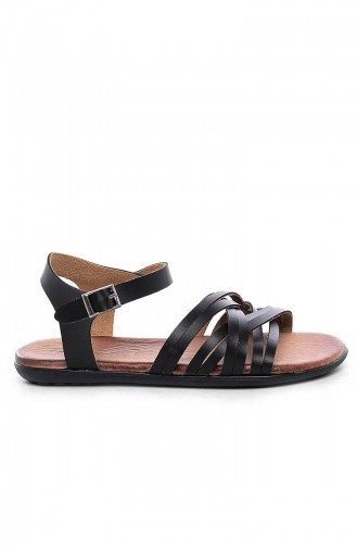 Black Summer Sandals 226346-2