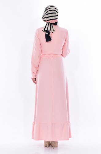 Allerli Belted Dress 8026-01 Salmon 8026-01