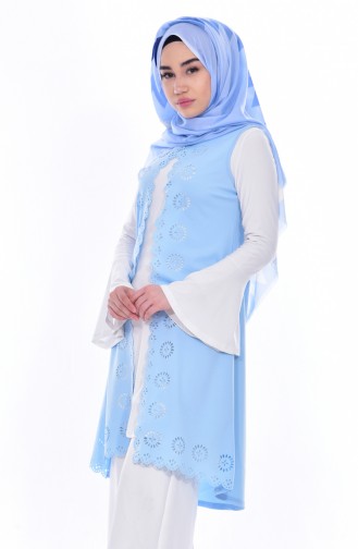 Baby Blue Waistcoats 0459-23