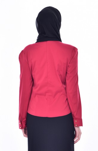 Claret red Blouse 0037-01