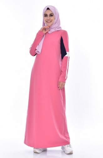 Robe Sport Garnie 8186-03 Rose Pâle 8186-03