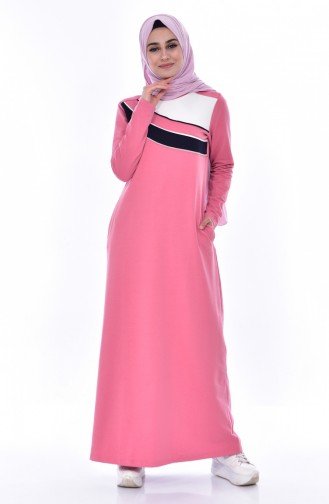 Robe Sport Garnie 8190-04 Rose Pâle 8190-04