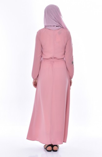 Powder Hijab Dress 1912-01