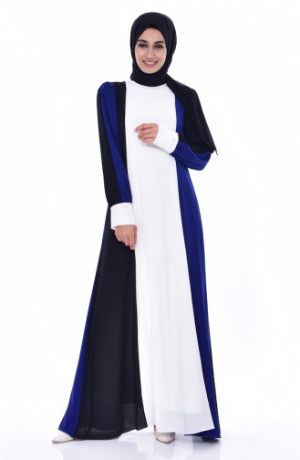 Saxe Hijab Dress 1896-03