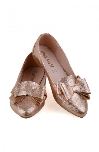 Women´s Flat Shoes 0204-04 Crystal Gold 0204-04