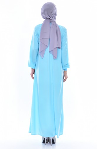Mint Green Hijab Dress 0021-38