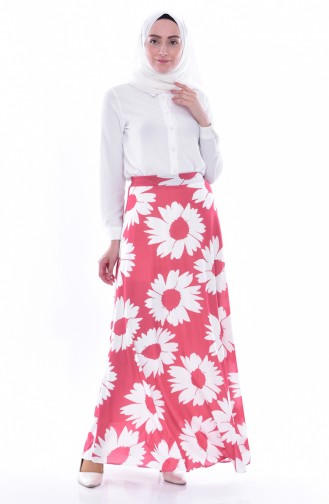 Printed Skirt 8867-02 Powder 8867-02