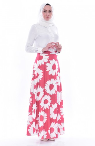 Printed Skirt 8867-02 Powder 8867-02