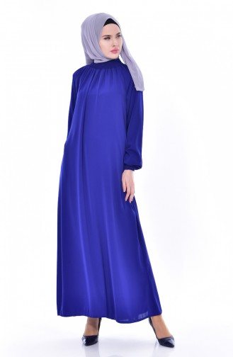 Blue Hijab Dress 0202-01
