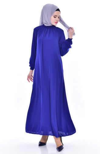 Blue Hijab Dress 0202-01