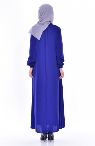 Blue Hijab Dress 0202-01