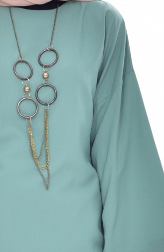 Necklace Dress 7186-01 Almond Green 7186-01