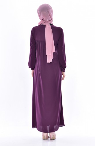 فستان الأرجواني الداكن 4009-09