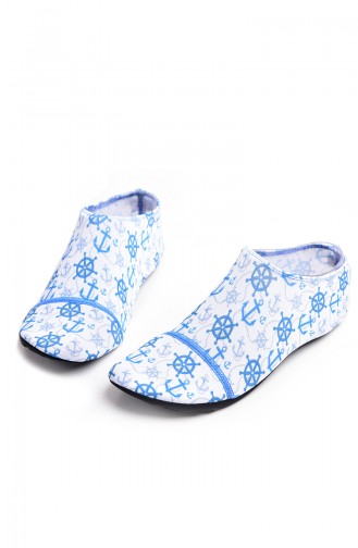 Blue Sea and Pool Shoes 008