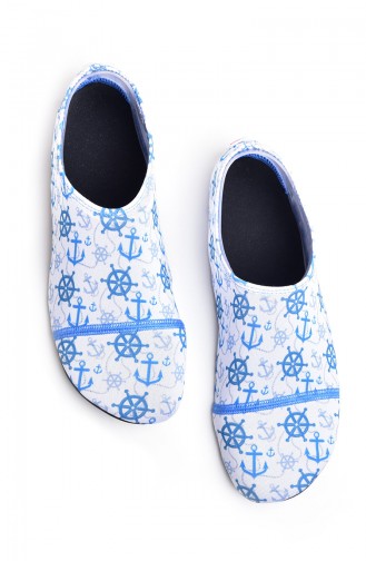 Blue Pool And Beach Shoes 008