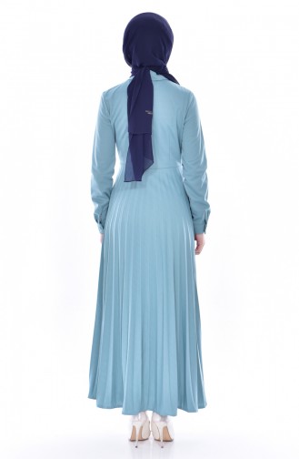 Green Almond Hijab Dress 0535-07