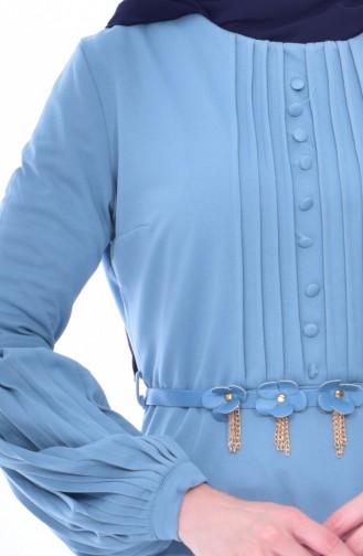 Blue Hijab Dress 0521-06