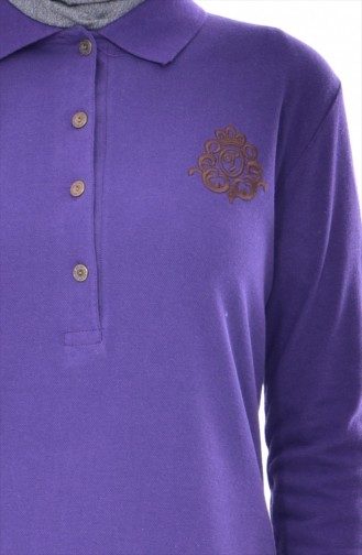 Purple Hijab Dress 2963-01