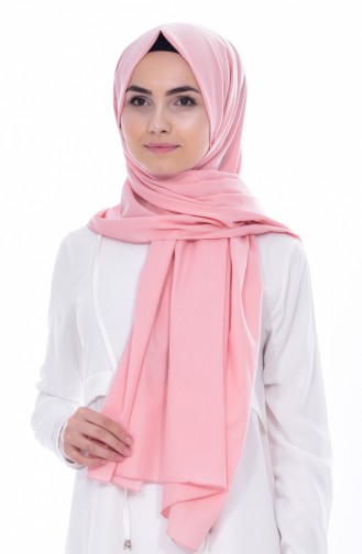 Plain Cotton Shawl 60065-15 Powder 15