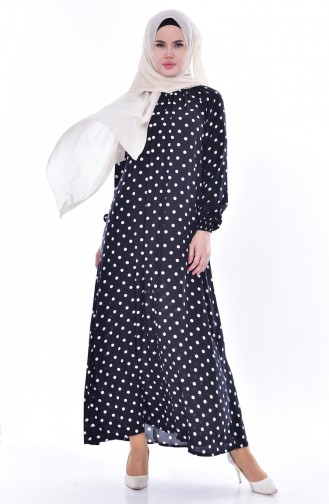 Black Hijab Dress 0208-01