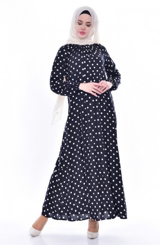 Black Hijab Dress 0208-01