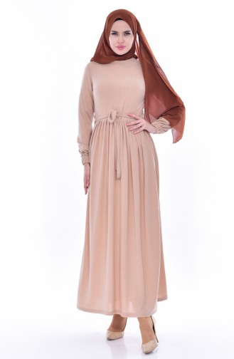 Mink Hijab Dress 6092-03