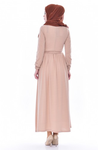 Mink Hijab Dress 6092-03